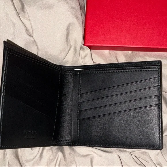 BNWT Salvatore Ferragamo Silver Men’s Card & Key Holder - Picture 5 of 7